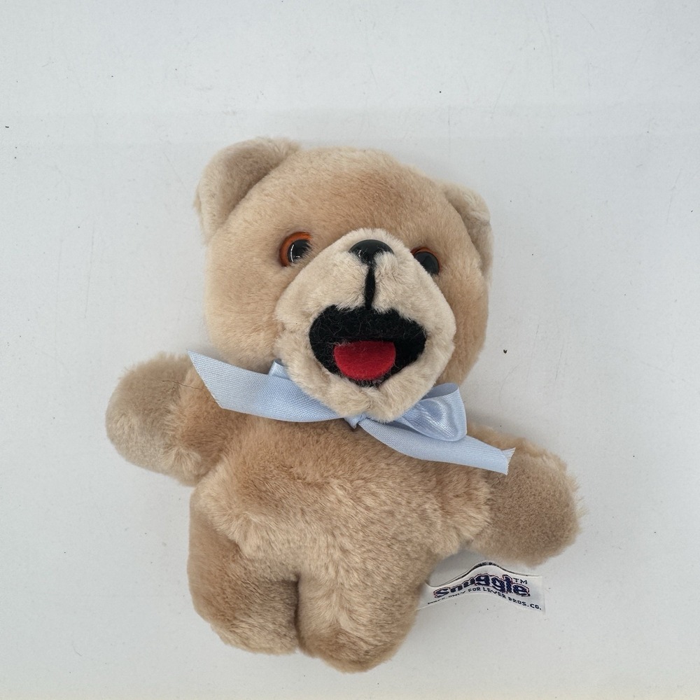 Vintage Snuggle Bear Plush Russ Berrie Lever Brothers Promo 6" Fabric Softener